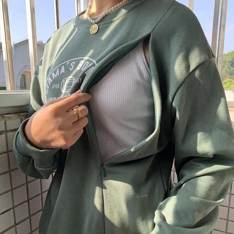 Giftifymama Breastfeed Mama Boobery Brewing Sweatshirt, Breastfeeding Sweatshirt, Nursing Top, Push Present, New Mom Gift