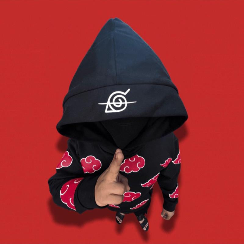 ITACHII UCHIHAA, AKATSUKI BASED HOODIE! ANIME WEAR Sharingan Sweaters