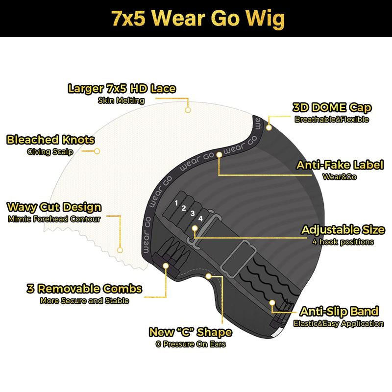 OQHAIR Body Wave Face-Framing Curtain Bangs Layered Cut Pre Bleached Pre Cut HD Lace Wear Go Glueless Wigs Human Hair #Summervibes