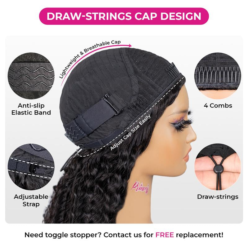 [WEAR GO HALF WIG] ISEE HAIR Invisible Hairline Wear Go Afro Curly Hair Half Wig Glueless Human Hair Wigs Seamless Flip over Wig Beginner Friendly Vacation Hair #Halfwigtok #Novatopfinds #Tiktokshopbacktoschool