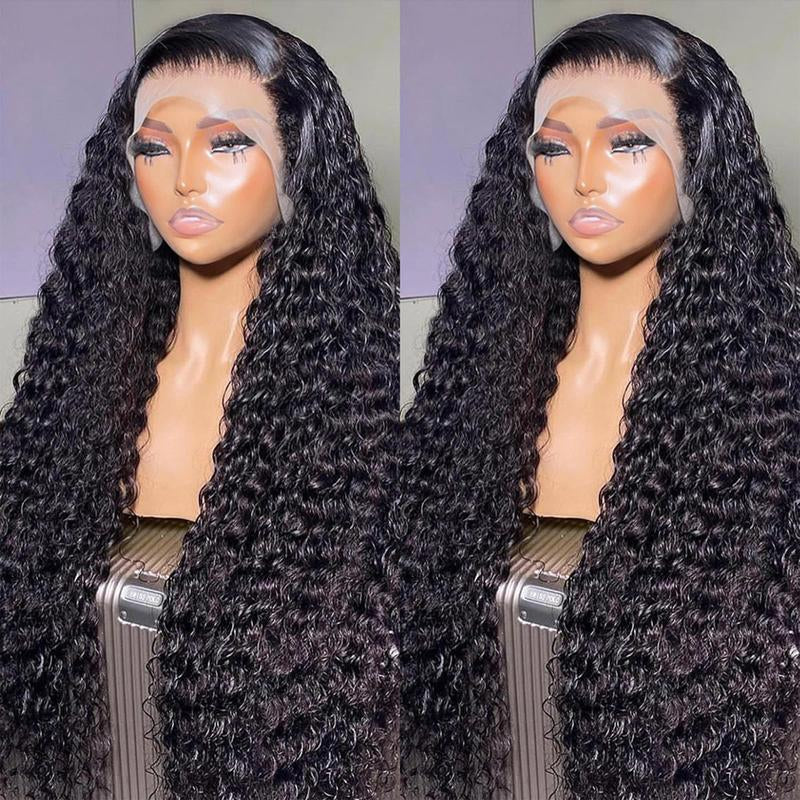 Idoli 32 Inch Jerry Curly 13X6 Lace Front Wigs Human Hair HD Lace Front Wigs 200% Density