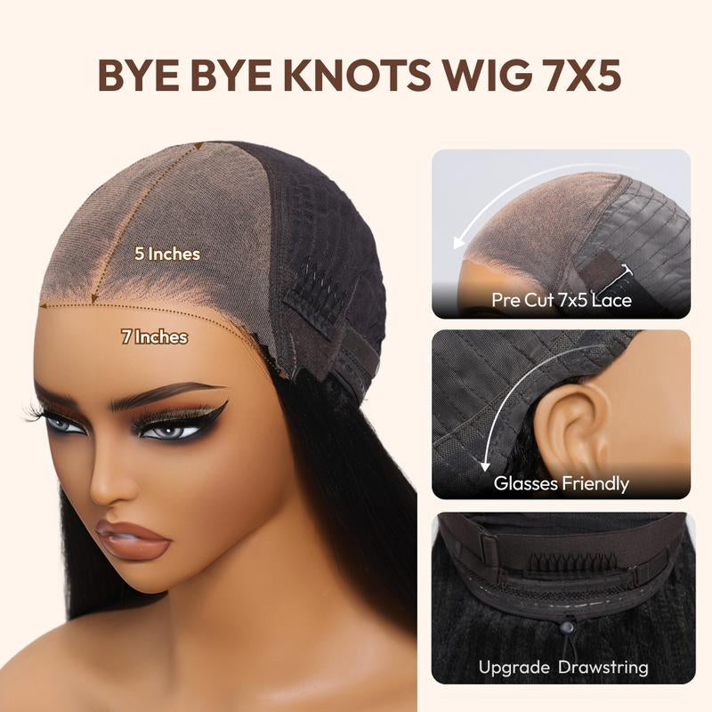 Unice Glueless Honey Blonde Highlights Body Wave Wig with Drawstring Pre Cut 7X5 HD Lace Human Hair Wigs with Bleached Knots Beginners Friendly Ready and Go Dealsforyoudays