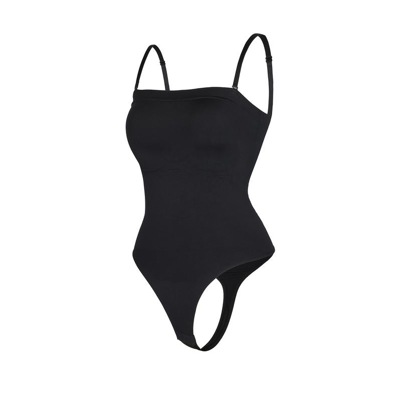 LOVERBEAUTY Strapless #Livestream Bodysuit for Women Removable Tummy Control Seamless Sculpt Thong Tops Fabric Fit Lady Womenswear Underwear Comfort