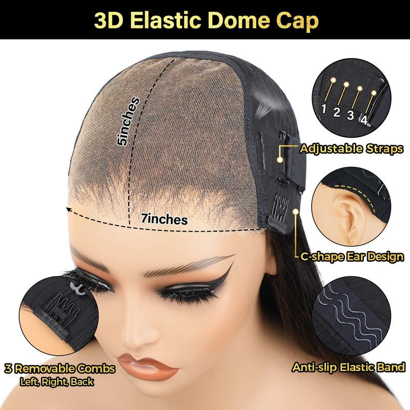 OQHAIR Body Wave Face-Framing Curtain Bangs Layered Cut Pre Bleached Pre Cut HD Lace Wear Go Glueless Wigs Human Hair #Summervibes