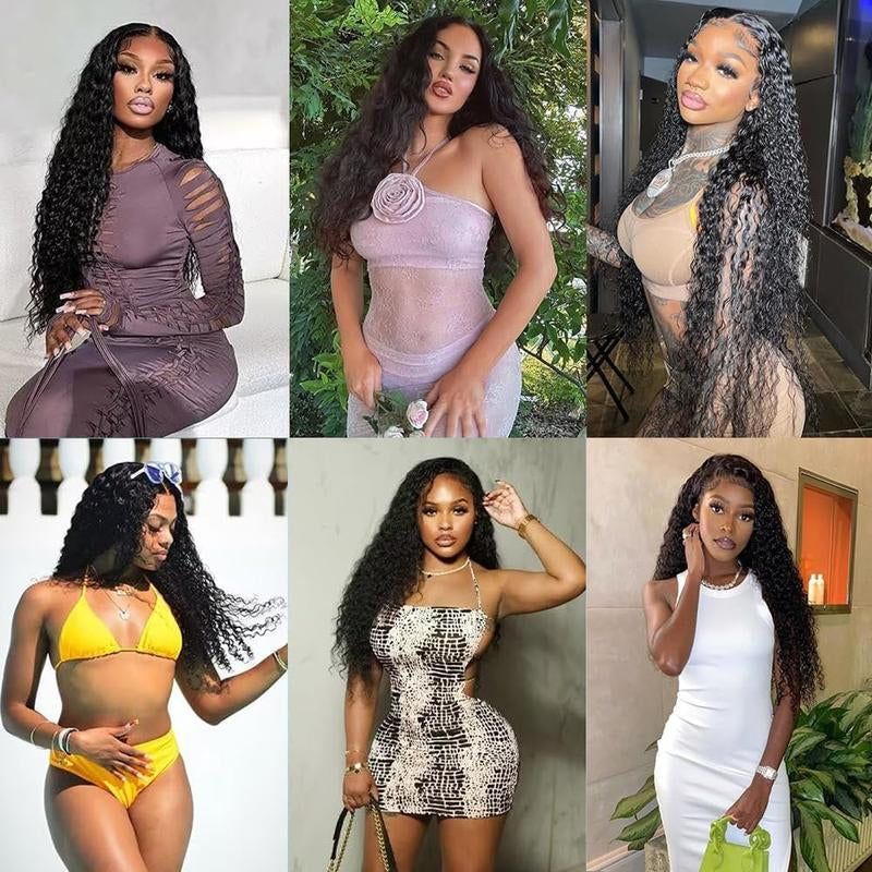 Idoli 32 Inch Jerry Curly 13X6 Lace Front Wigs Human Hair HD Lace Front Wigs 200% Density