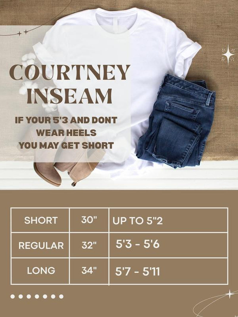 Courtney Judy Blue LIGHT Bootcut Tummy Control High Waist Jean