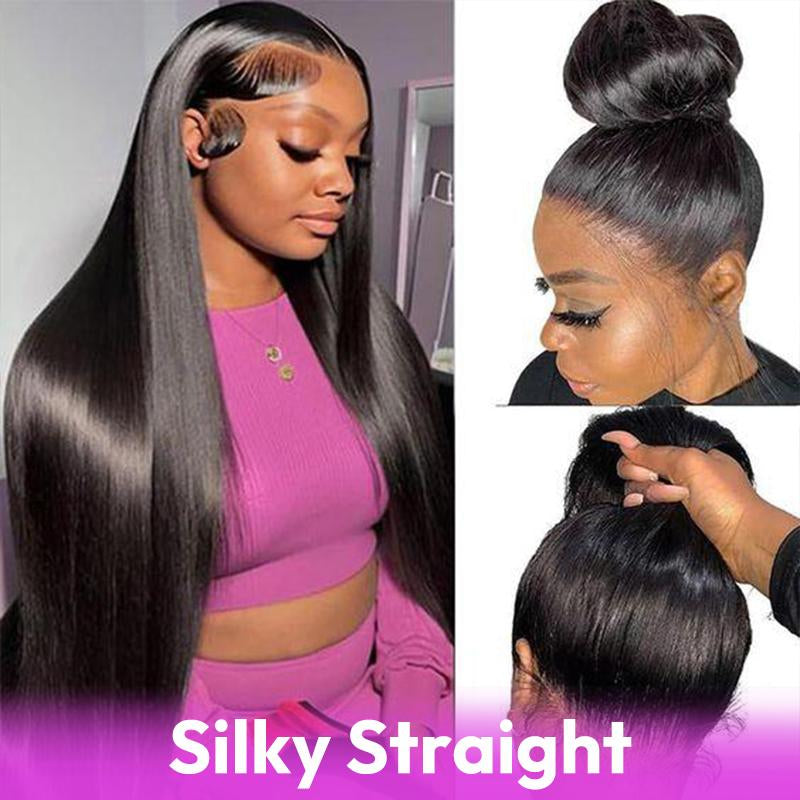 Wigfever Upgraded 360 Style Water Wave Invisi Draw-Strings Wear Go Glueless Pre-Bleached and Pre-Cut Lace Human Hair Wig