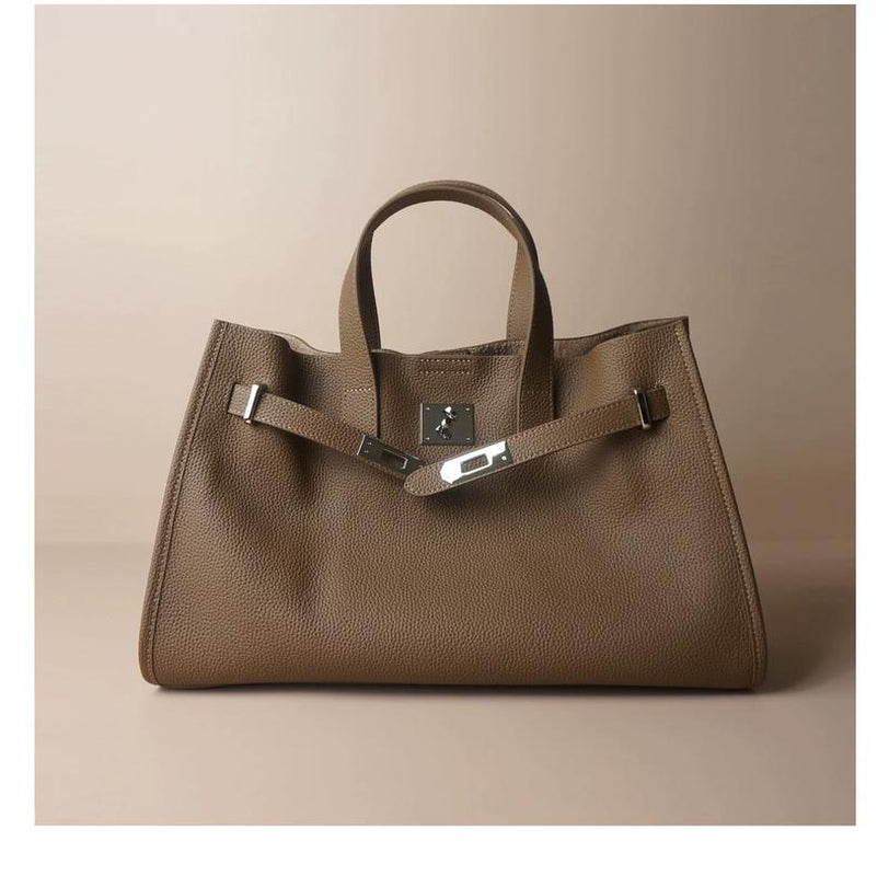 Urban Luxe — Genuine Leather Power Tote. Women’S Shoulder Bag