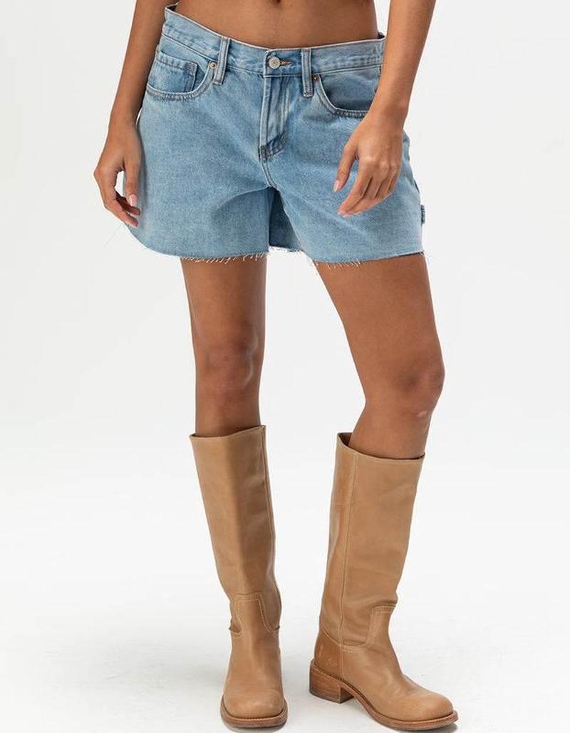 RSQ Womens Low Rise Baggy Carpenter Shorts
