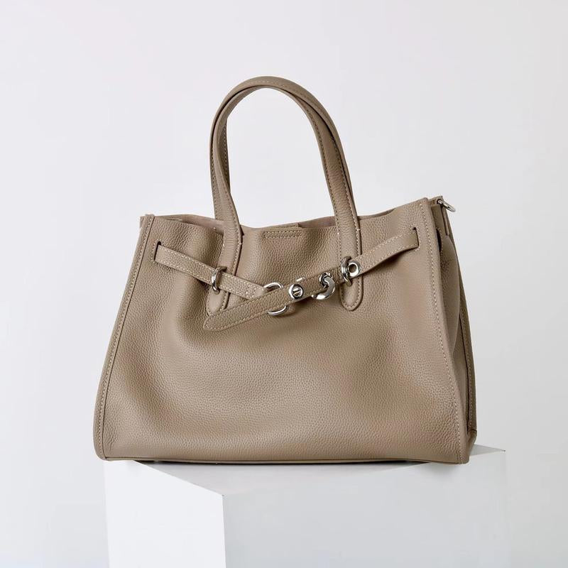 Urban Luxe — Genuine Leather Power Tote. Women’S Shoulder Bag