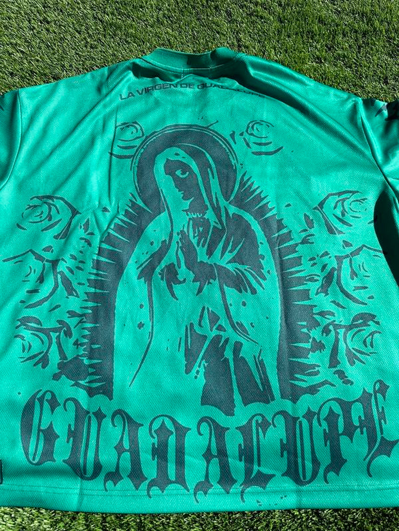 Virgen Mary Jersey - True to Size NO LONGER OVERSIZED !