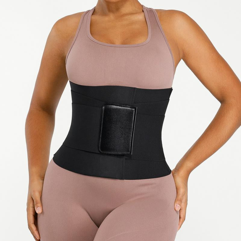 Shapellx Neosweat Triple Constricting Power Latex Waist Trainer Segmented Workout Shapewear Belts