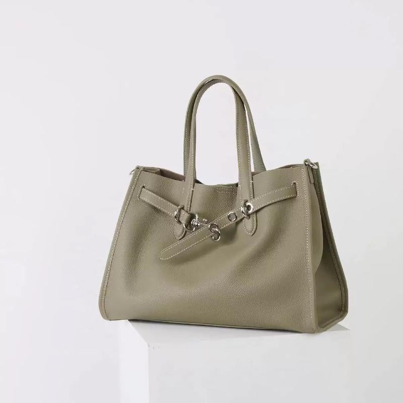 Urban Luxe — Genuine Leather Power Tote. Women’S Shoulder Bag