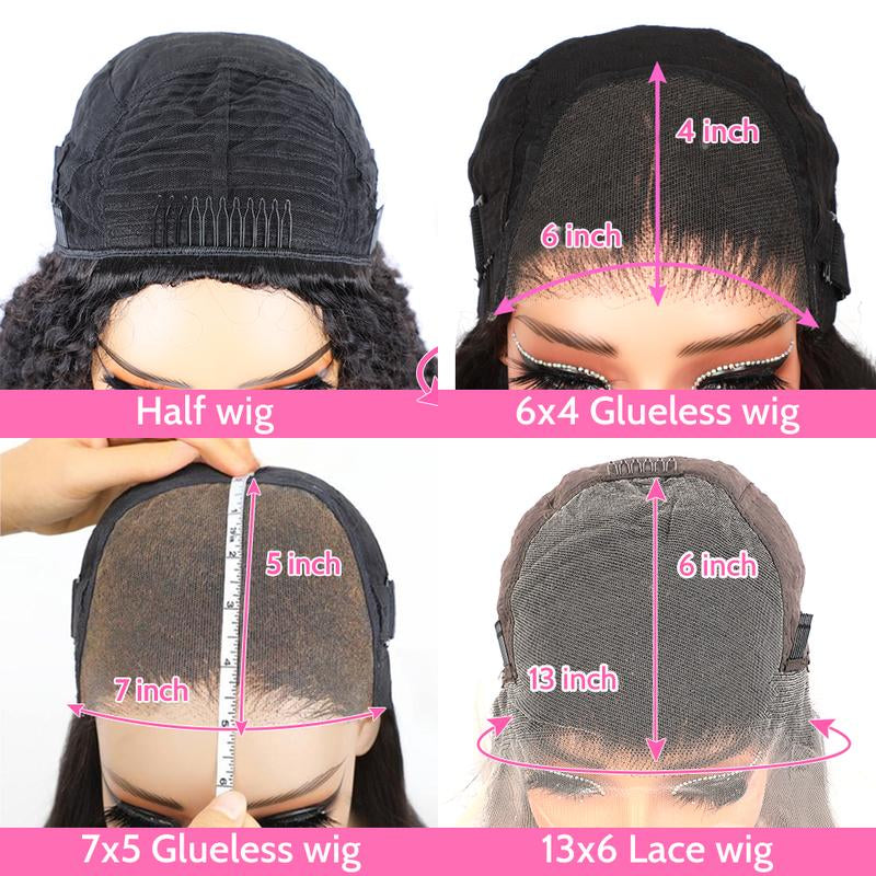 Yawawe Hair 28/30Inch 13X6 Lace Frontal Wigs Human Hair 7X5 Wear Go Glueless Straight Lace Front Human Hair Wig for Women Medium Size Cap Pre-Plucked Transparent Lace Wigs with Baby Hair Outdoorfun
