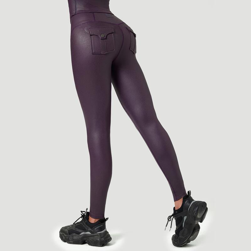 FIRMABS Women’S Faux Leather Cargo Leggings with High-Waisted Tummy Control, Breathable Sweat-Wicking Fabric for Maximum Comfort, Squat-Proof & Non See-Through, Functional Cargo Pockets, for Everyday Wear and Workouts，Gym Outfit #Summertok #Ttshoprestock