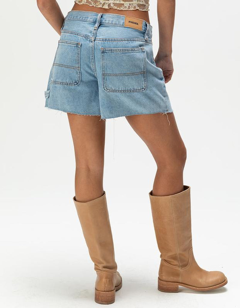 RSQ Womens Low Rise Baggy Carpenter Shorts