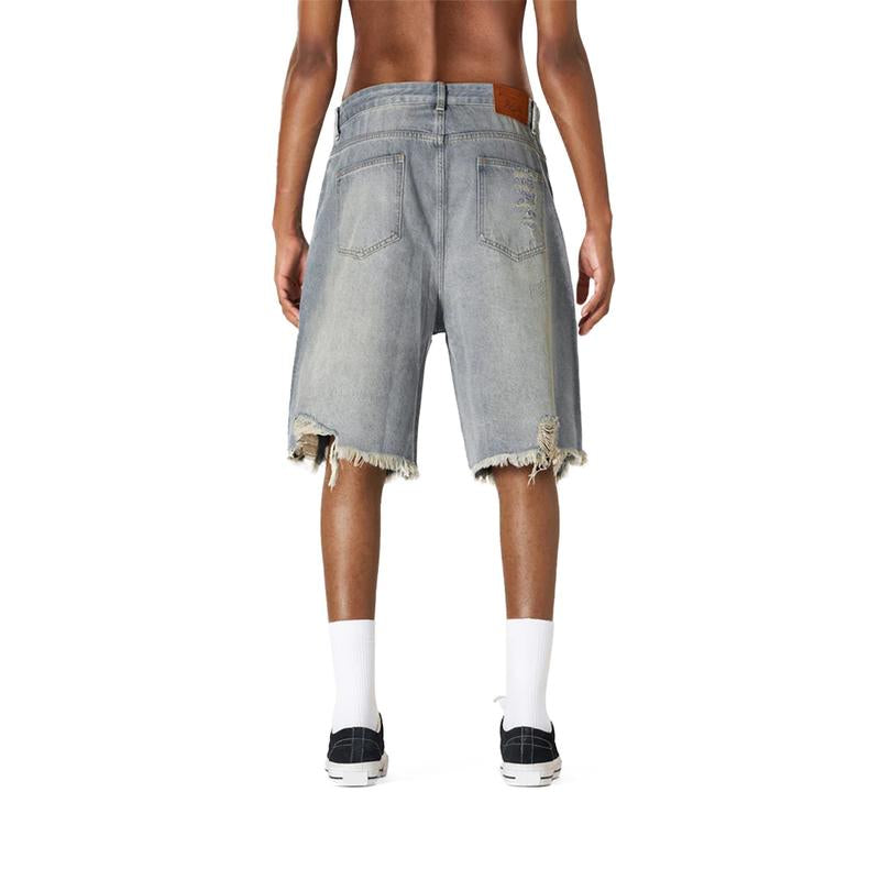 Aelfric Eden Y2K Rhinestone Jorts Baggy Shorts Summer 2025 Trends Streetwear Trendy Men'S Jorts Women'S Jorts Womenswear Bottom Pocket Clothes Cotton Denim