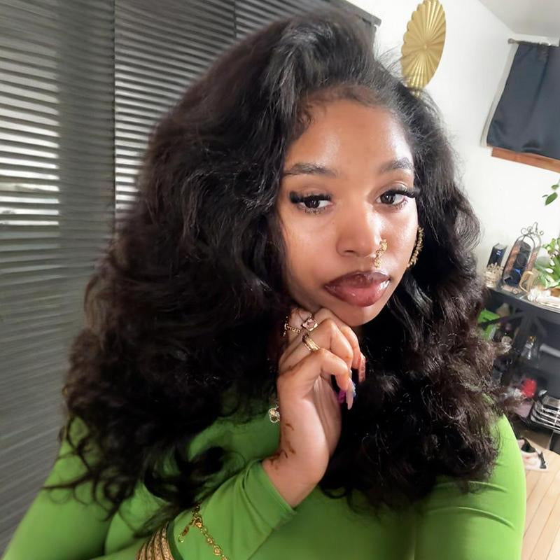 Vshow 3 in 1 Half Wigs Kinky Straight Human Hair Glueless Wigs 250% Density with Natural Hairline Easy Install Half Wigs for Beginners Protective Style #Dealsforyoudays