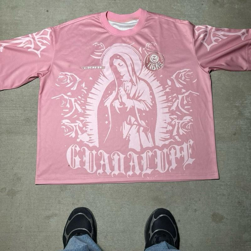 Virgen Mary Jersey - True to Size NO LONGER OVERSIZED !