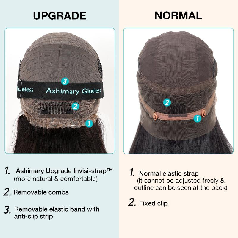 Kinky Curly Invisi Strap Snug Fit 360 Transparent Lace Frontal Bleached Knots Pre Cut Lace Wig with Drawstring #Tiktokshopbacktoschool