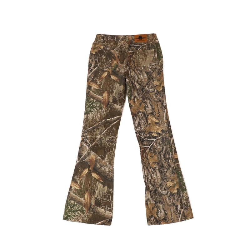 Low Rise CAMO Denim Jeans
