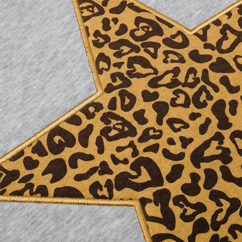 Aelfric Eden Hoodies Leopard Print Star Hoodie Graphic Hooded Pullover Sweatshirt Streetwear 2025 Trendy Tops Outfits