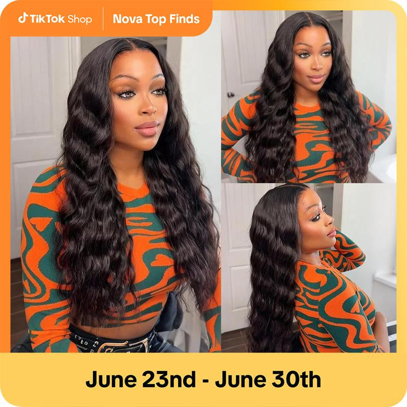 [NEW IN] Megalook 13X6 Glueless Full Lace Front Wig HD Transparent Lace Curls Wig Easy Wear Go Wig for Black Women Natural Hairline Beginners Friendly