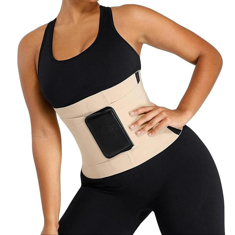 Shapellx Neosweat Triple Constricting Power Latex Waist Trainer Segmented Workout Shapewear Belts