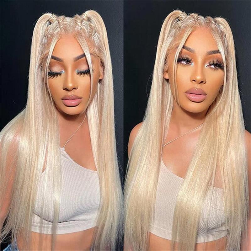 250 Density HD Transparent 613 Blonde Straight-13X4 13X6-Human Hair Wigs-Lace Front-For Women-Preplucked- Brazilian Lace Frontal Wig-Can Be Dyed #Tiktokshopbacktoschool