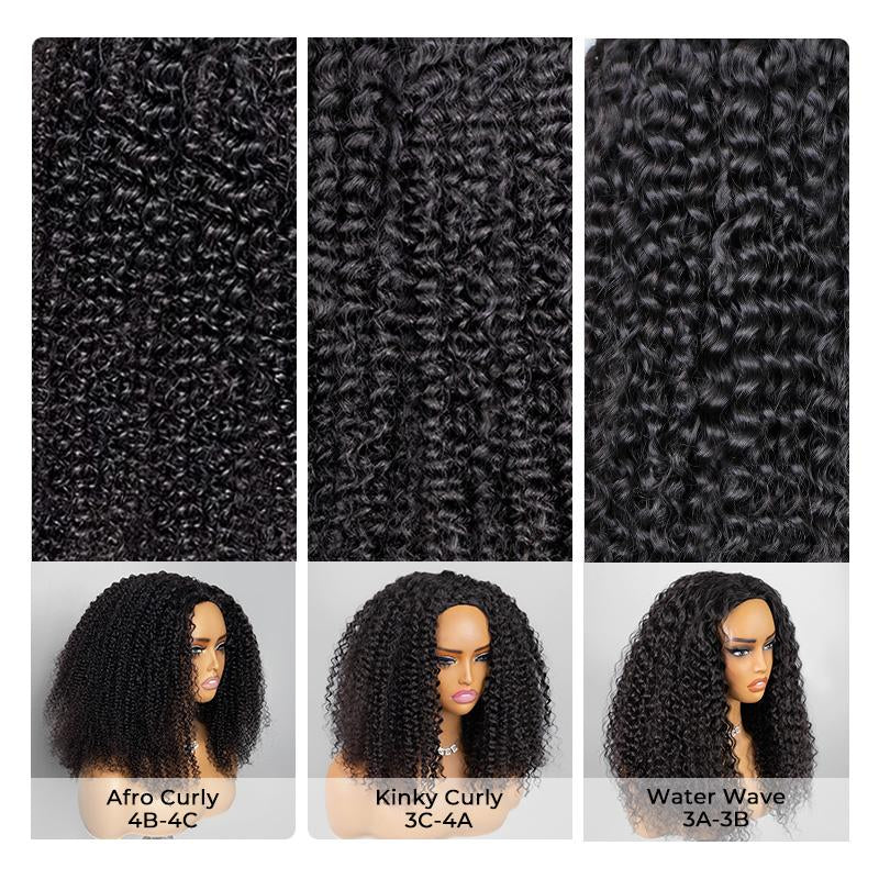 [WEAR GO HALF WIG] ISEE HAIR Invisible Hairline Wear Go Afro Curly Hair Half Wig Glueless Human Hair Wigs Seamless Flip over Wig Beginner Friendly Vacation Hair #Halfwigtok #Novatopfinds #Tiktokshopbacktoschool