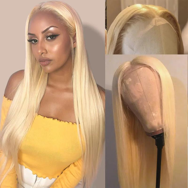 250 Density HD Transparent 613 Blonde Straight-13X4 13X6-Human Hair Wigs-Lace Front-For Women-Preplucked- Brazilian Lace Frontal Wig-Can Be Dyed #Tiktokshopbacktoschool