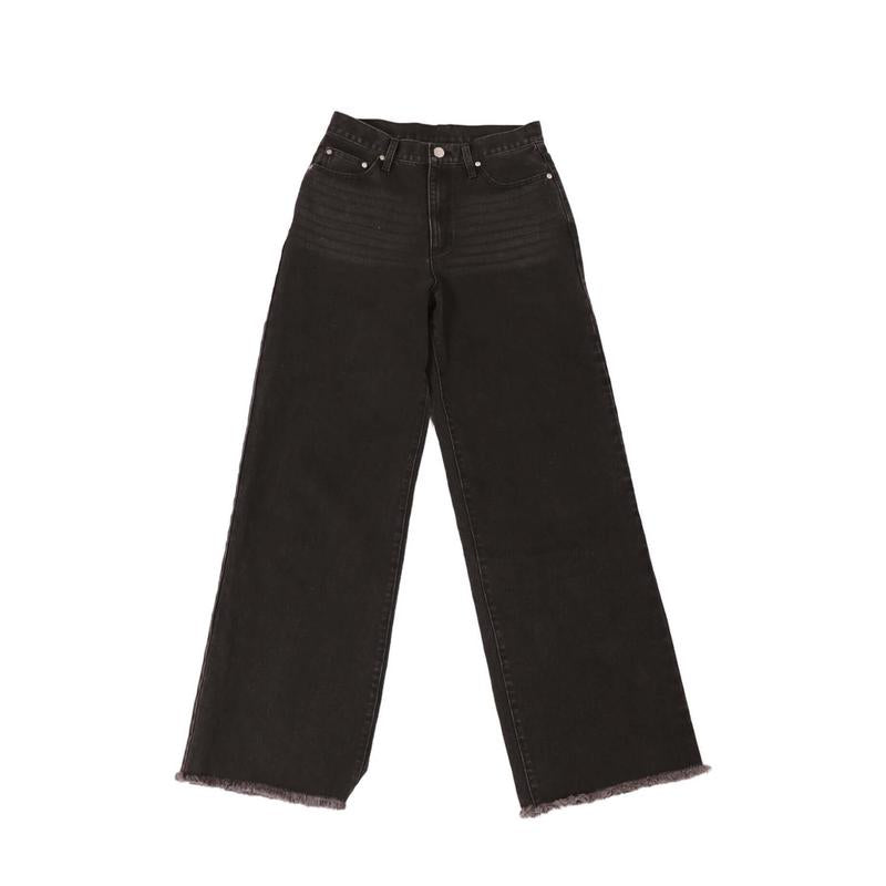 Cowboy Pillows Black Denim Straight Leg Jeans