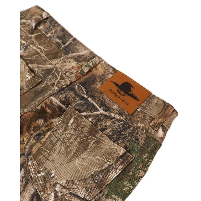 Low Rise CAMO Denim Jeans