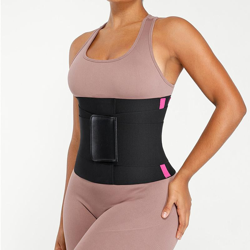 Shapellx Neosweat Triple Constricting Power Latex Waist Trainer Segmented Workout Shapewear Belts
