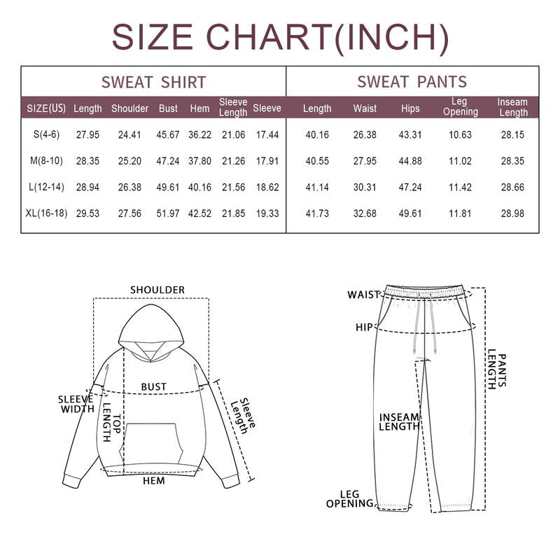 AUTOMET Womens 2 Piece Outfits Lounge Hoodie Sweatsuit Sets Oversized Sweatshirt Baggy Fall Fashion Sweatpants with Pockets