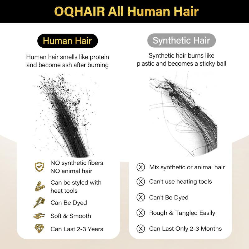 [NEW IN] OQ HAIR Pre-Cut Lace Kinky Straight 360 Full Lace Frontal Glueless Wig with Invisi Drawstring Pre Plucked Human Hair Wig #Dealsforyoudays