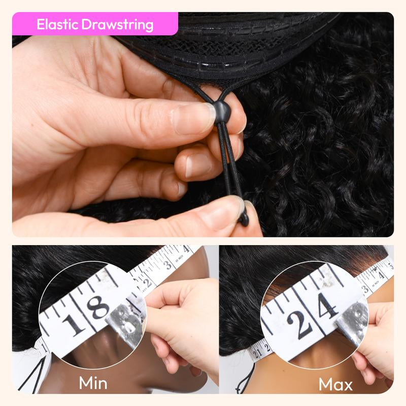 Unice Glueless Honey Blonde Highlights Body Wave Wig with Drawstring Pre Cut 7X5 HD Lace Human Hair Wigs with Bleached Knots Beginners Friendly Ready and Go Dealsforyoudays