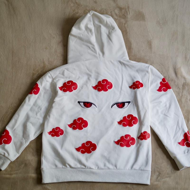 ITACHII UCHIHAA, AKATSUKI BASED HOODIE! ANIME WEAR Sharingan Sweaters