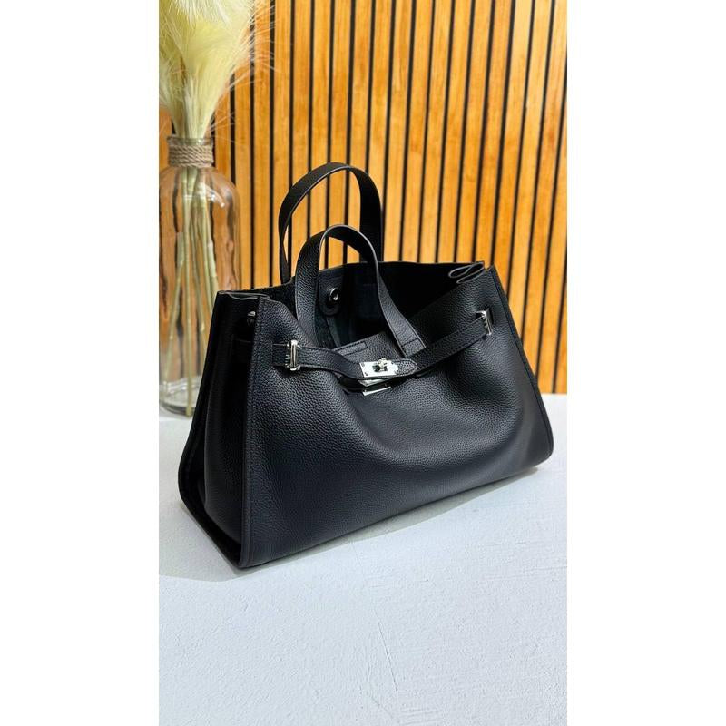 Urban Luxe — Genuine Leather Power Tote. Women’S Shoulder Bag