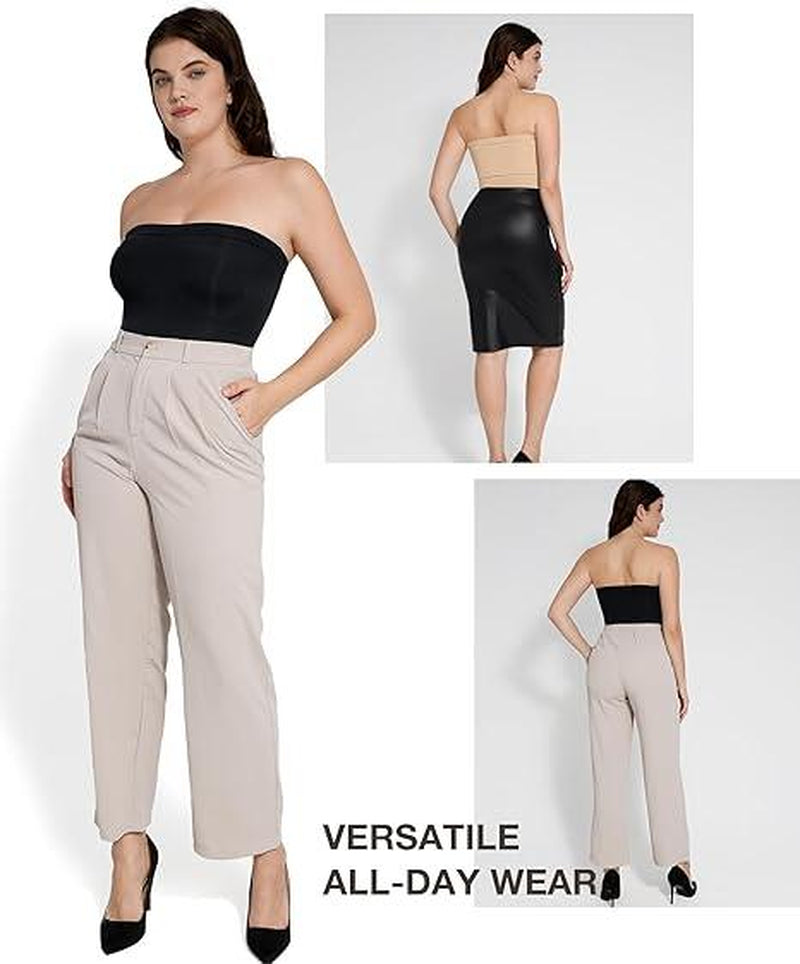 LOVERBEAUTY Strapless #Livestream Bodysuit for Women Removable Tummy Control Seamless Sculpt Thong Tops Fabric Fit Lady Womenswear Underwear Comfort