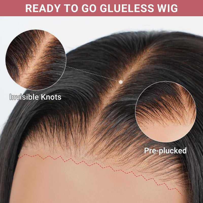 West Kiss 250% Density Side Part Glueless Layercut Wig 6X8 Lace Closure Wig Body Wave Pre Cut Pre Bleached Ready Go Wigs Tiktokshopbacktoschool
